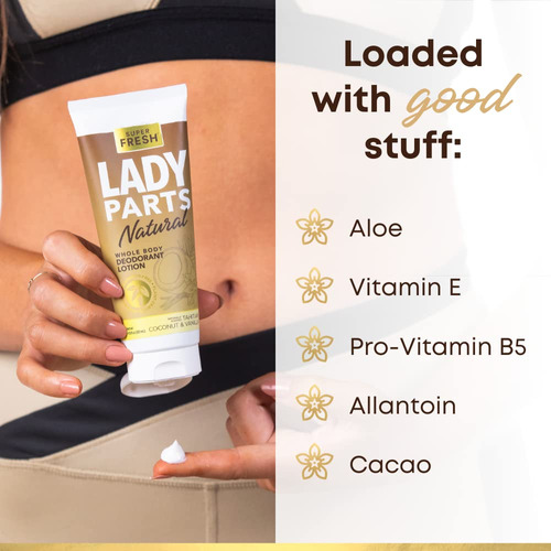 Desodorante Natural Super Fresh Lady Parts Para Partes Priva