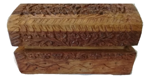 Alhajero Artesanal Madera Paliandro Tallado