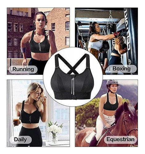 Ee 2 Sujetadores Deportivos Alto Impacto Para Mujer