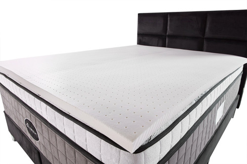 Pillow Top De Látex Espuma Importada King 100% Natural 4cm