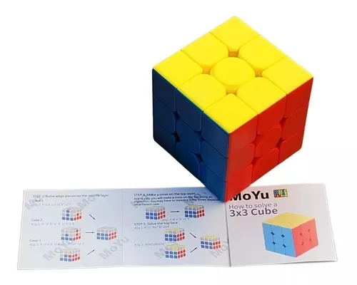 Cubo Magico Profissional Moyu Meilong Sem Adesivo 3x3 - Cubo