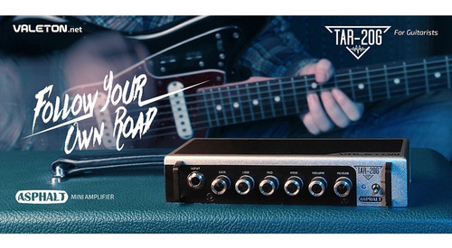 Imagen 6 de 7 de Amplificador Guitarra Cabezal Mini 20w Valeton Tar-20 G