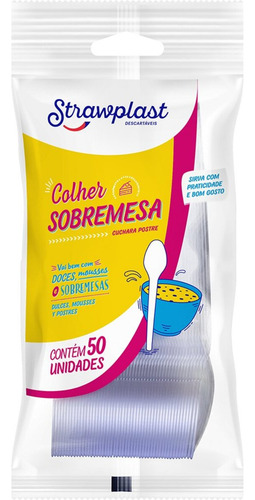 Colher De Sobremesa Cristal C/50