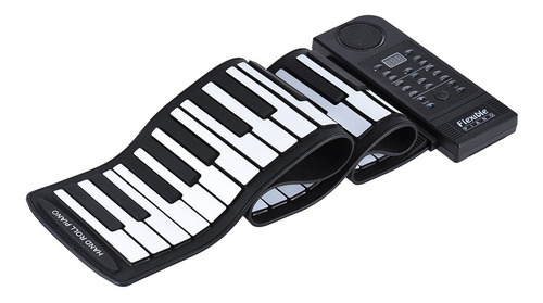 Piano Midi Electrónico Enrollable Portátil 61 Teclas