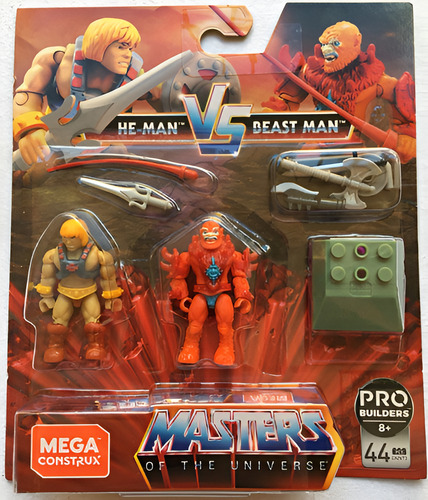 Mega Construx Pro Builders He-man Vs Beast Man