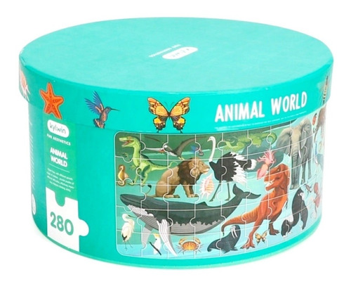 Puzzle 280 Pc Animal World Kylwin , León Gigante