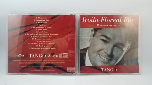 Altaya Tango Cd Troilo Floreal Ruiz Romance De Barrio