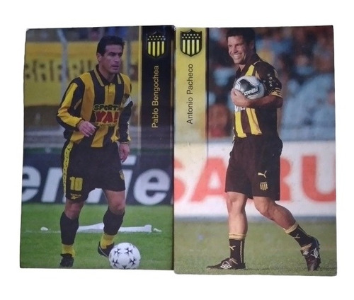 Cards Futbol De Peñarol, Bengoechea Y Pacheco