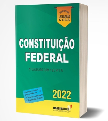 Imagem 1 de 3 de Constituição Federal 2022 - Legislação Seca