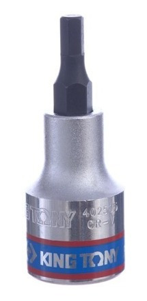  Chave Soquete Hexagonal 5mm - 1/2  - King Tony - 402505 