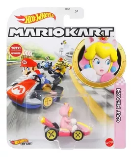 Hot Wheels Mario Kart Cat Peach Mattel Gbg25