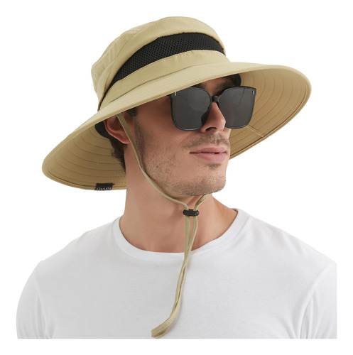 Sombrero De Sol Hombre Impermeable Protección Uv Playa Viaje