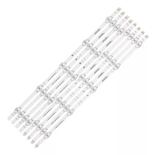 Kit Leds Hisense 55a6g/55a6 (4 Tiras De 10 L), Alumínio,