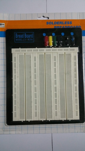 Protoboard 3 Regletas Base Metalica 