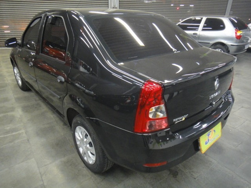 Renault Logan Expression 1.0 16v Hi-flex Completo 2011 Preto