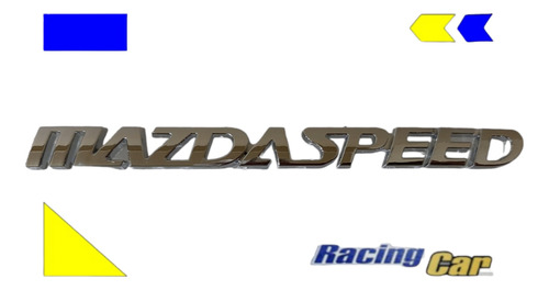 Emblema Autoadhesivos  Mazdaspeed  Cromados. Cod. V3-41.