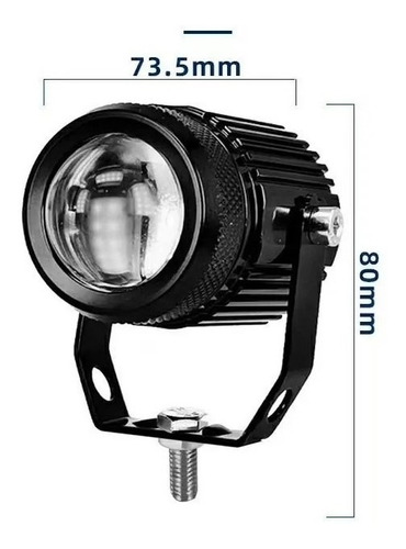 Imagen 2 de 5 de Par Exploradoras Led Dual Color Alta Gama Potente Carro/moto