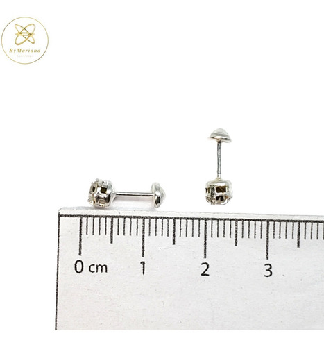 Imagen 4 de 5 de Aros Plata Abridores Cubic