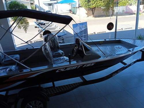 Lancha Metalboat Quest 195 Mercury 115 Reboque 2 Eixo