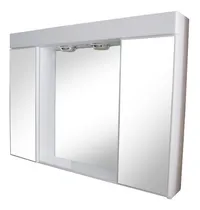 Comprar Botiquin Espejo De Baño Triptico Dos Puertas Y Luz 80 X 70
