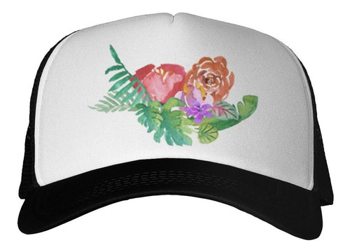 Gorra Ramo De Flores Dibujo Art M1