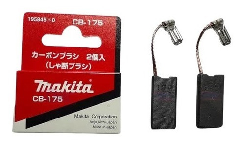 Escova De Carvao Cb 175 Hm1203/hm1307/hr520 195845-0 Makita