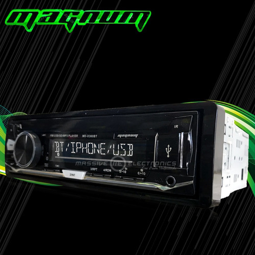 Autoestéreo Digital 1 Din Magnum Md-x360bt Mp3 Bt Usb