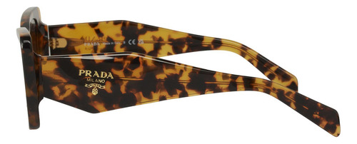 Prada Spr 08ys 01v-8c1 Oversized Rectangular Honey Havana (Usado)