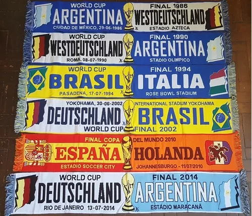 CACHECOL/SCARF - FINAIS DE COPA DO MUNDO - WORLD CUP FINALS