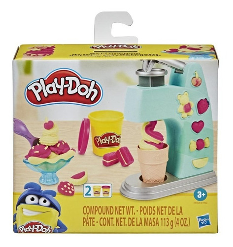 Play Doh Mini Fábrica De Helados Hasbro Color Celeste