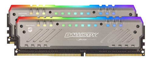 Ram Ddr4 Ballistix Tactical Tracer Rgb - 2 X 8gb