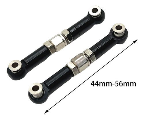 2 Accesorios De Varilla De Enlace De Dirección, Negro