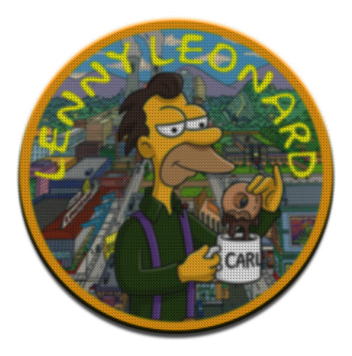 Parche Circular Simpsons Lenny M02