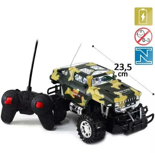 Carro De Controle Remoto Monster Truck Recarregável 4x4 - Alfabay