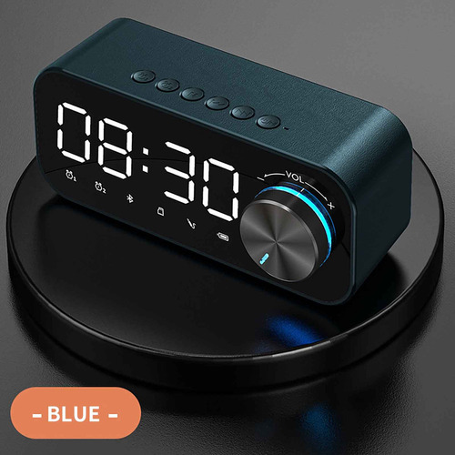 Nuevo Altavoz Bluetooth Smart Mirror, Subwoofer Portátil Min