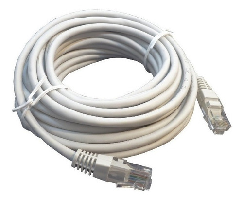 Cable De Red Armado X 20 Mts De Interior Patch Cord Internet