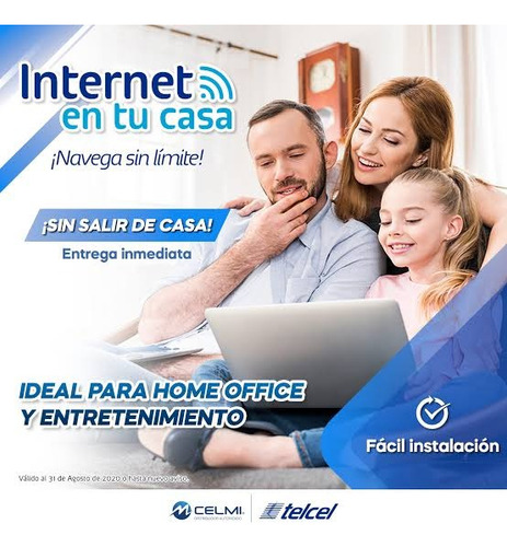 Chip Para Modem Telcel 4g Lte Internet En Casa Plan 5 Mb