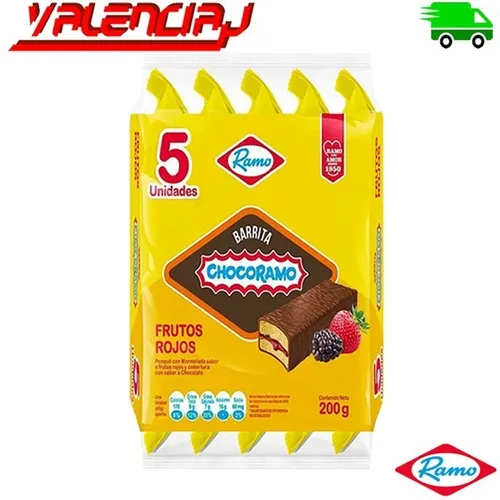 Barras De Chocoramo Con Mermelada X 15