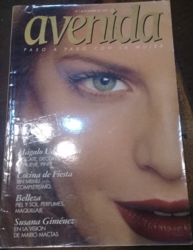 Revista **avenida**. Año 1 N°1  Diciembre  1995 S/  Patron.