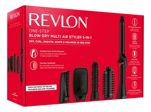 Cepillo Onestep Secador Plus 1200w 5 En 1 Revlon