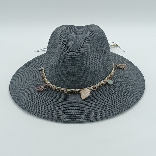 Sombrero Indiana T/ Trenza Concha