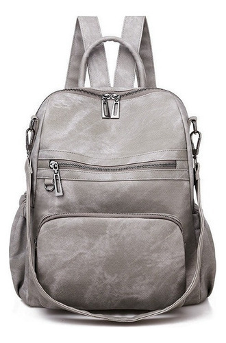 Mochila viaje Genérica Mujer Backpacks color gris