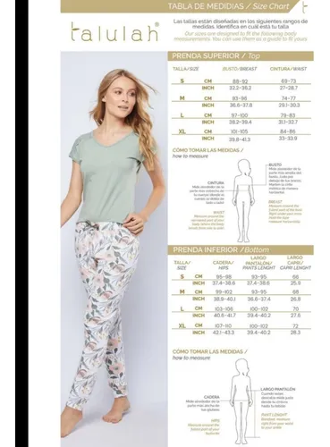 Pijamas Colombianos Talulah Talla L Color Rosa T30877 Cuotas sin