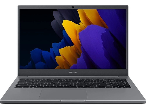 Notebook Samsung Samsung Book NP550XDA-KP3BR cinza e chumbo 15", Intel Celeron Intel Celeron 6305  12GB de RAM 256GB SSD, Intel UHD Graphics 60 Hz 1920x1080px Windows 11 Home