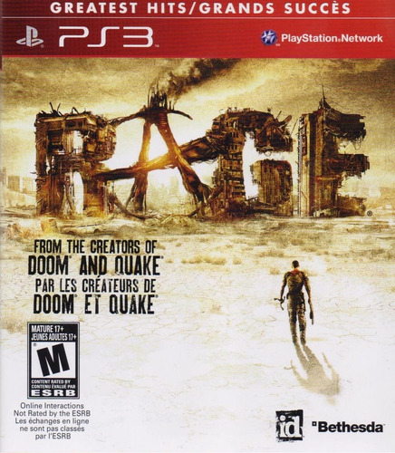 Rage Greatest Hits Ps3 Playstation 3 Juego Nuevo En Karzov
