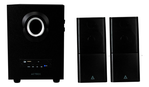 Bocinas Acteck Hear As480 Alambrico Subwoofer 2.1 Negro