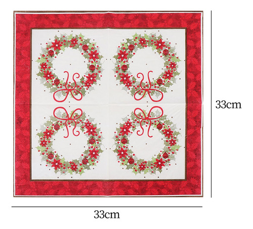 Servilletas De Papel Desechables Festivas Para Cenas -