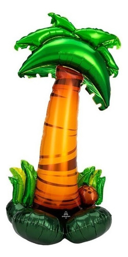 Globo Palmera Tropical Hawaiana Luau Verano 142cm Airloonz