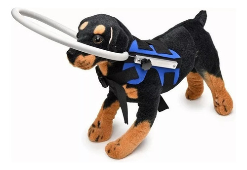 Anel Anti-colisão Para Cães Cegos, Anel Colete Cor Azul Tamanho Da Coleira P