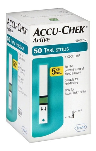 Tiras Reactivas Active Accu Chek X 50 Und Oferta